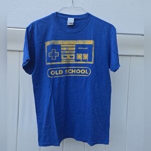 Nintendo Blue and Yellow Retro Controller T-Shirt